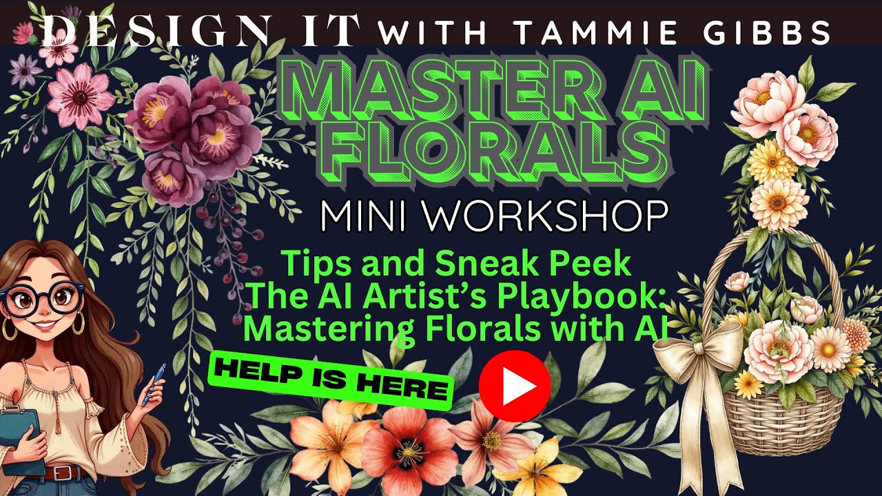 MINI WORKSHOP: Creating Stunning Florals with Artistly 6