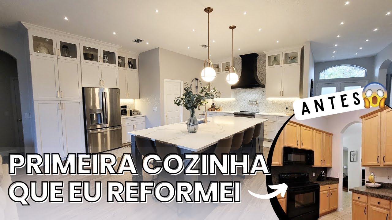 REFORMA COMPLETA DE COZINHA AMERICANA | RESULTADO SURPREENDENTE