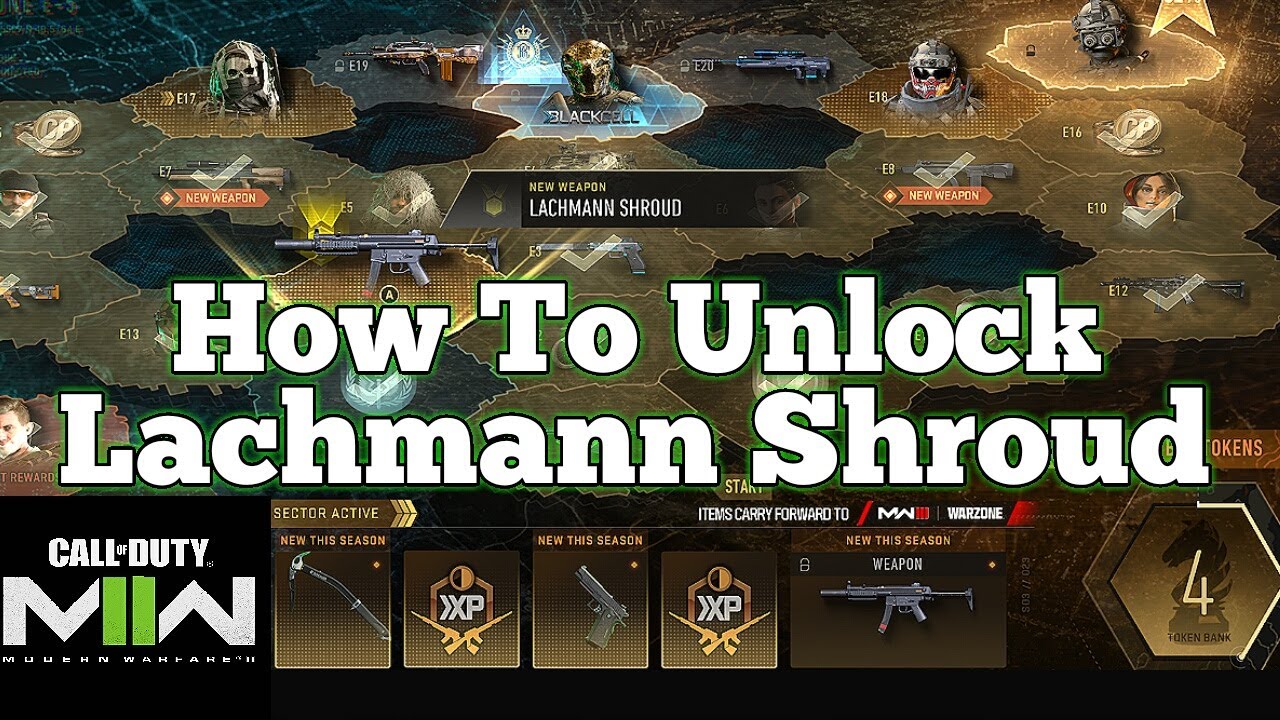 How To Unlock New Lachmann Shroud SMG (New Battle Pass Sector Challenges)