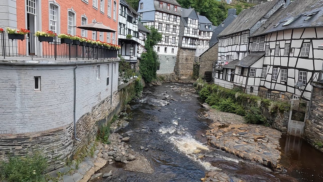 🧭 Complete Walking Tour of Monschau, Germany | Medieval Town Walk 4K 🏰 | Hidden Gem in the Eifel