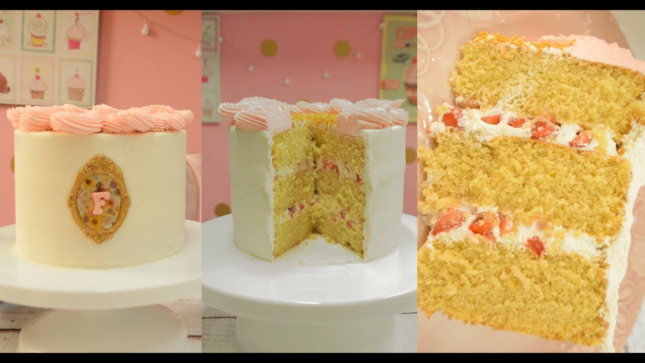 Torta de limón y fresas - Día de la madre | FIORELLA CAKE