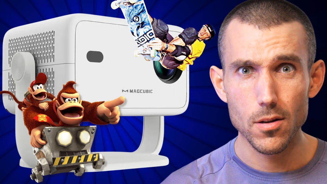 Dieser 66€ China-Beamer spielt Retro Games!