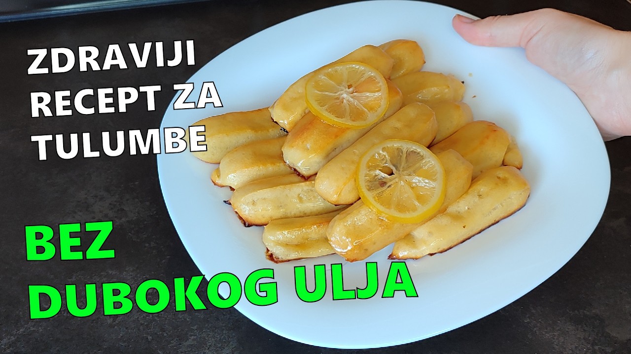 TULUMBE IZ RERNE - Recerpt za tulumbe koje se ne prže - Tulumbe