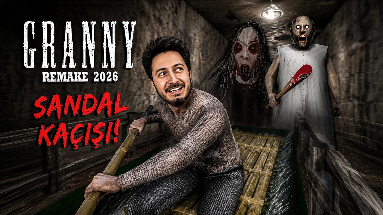 YENİ GELEN SANDAL İLE GRANNY'NİN EVİNDEN KA&Ccedil;TIM! - Granny Remake 2026