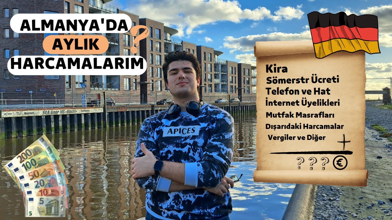 ALMANYA'DA ÖĞRENCİ OLARAK NE KADAR HARCIYORUM? Almanya'da Çalışma Hayatı ve Asgari Ücret