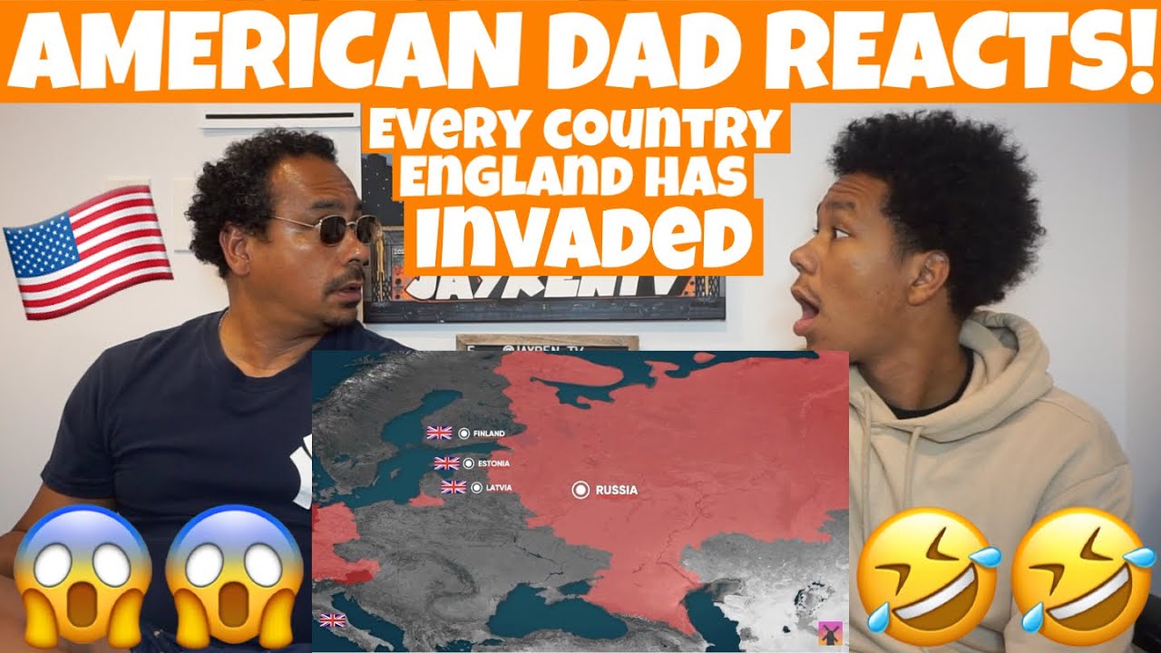 AMERICAN DAD REACTS TO Every Country England Has Invaded: Visualized