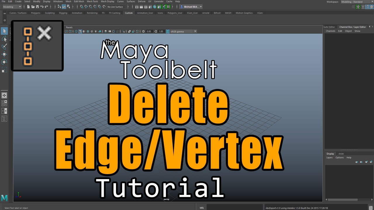 The Maya Toolbelt - Delete Edge/Vertex