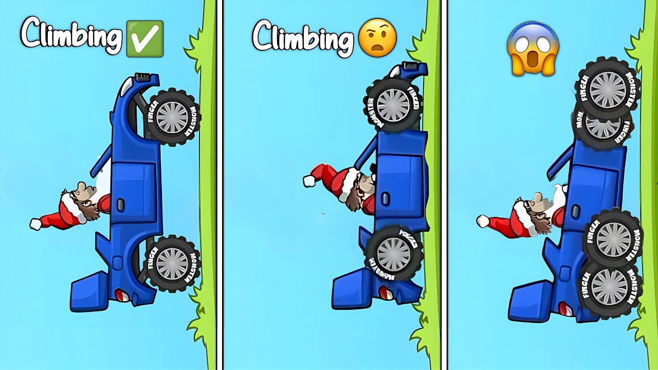 Топ-10 безумных моментов в раллийном автомобиле HCR1 Deluxe || #hill_climb_racing #hcr #Nafis_HCL