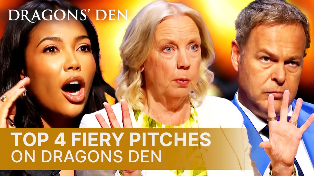 Top 4 Fiery Business Pitches 🔥 | Dragons' Den