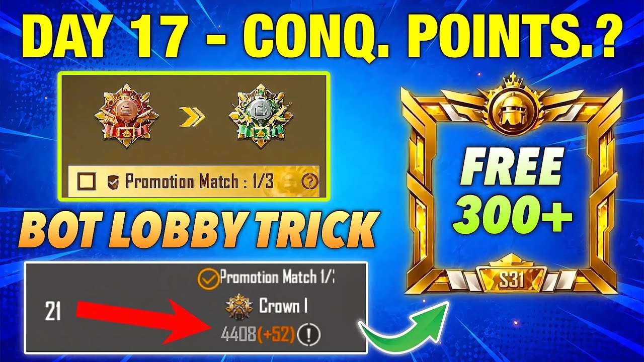 🔥 Easy 300+ Points! | Ace/Master/Dominator Promotion Trick | BGMI 4.5 Solo Conqueror Tips