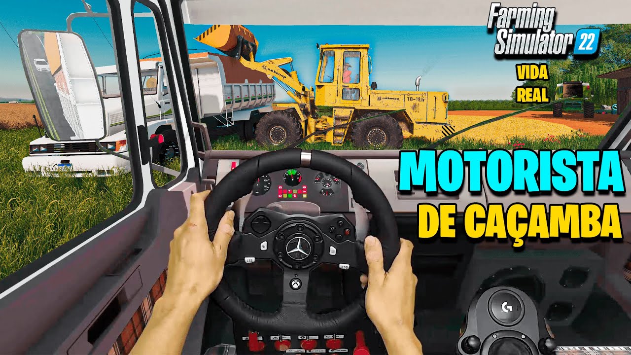 Meu novo emprego (caminhoneiro) | Simulando ao máximo farming simulator 22 #03