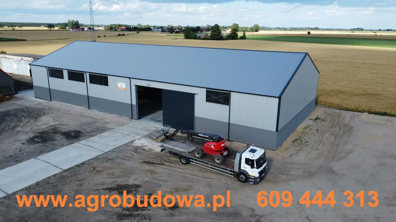 budowa hali na maszyny rolnicze 900m2