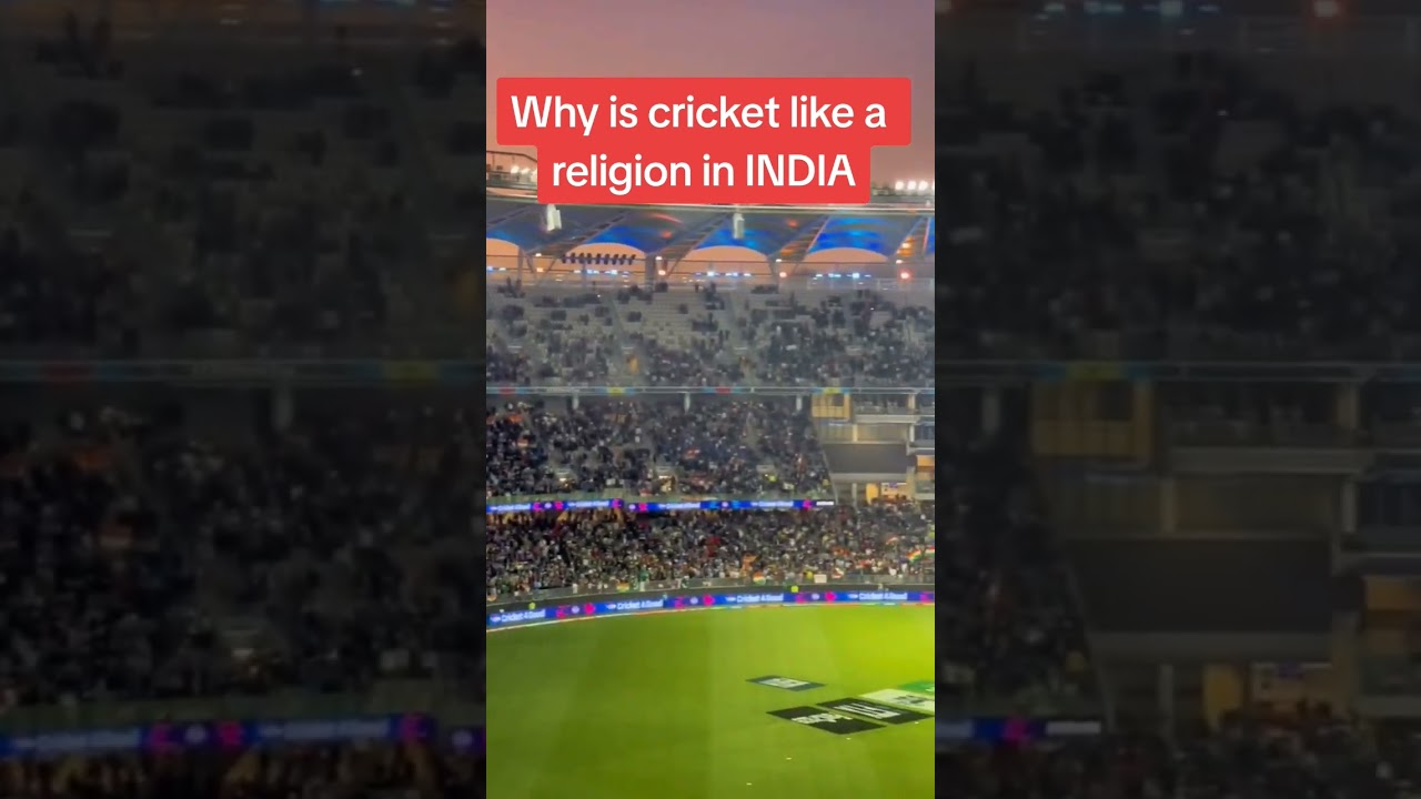 Why is cricket like a religion in India? #cricket #indian #india #msdhoni