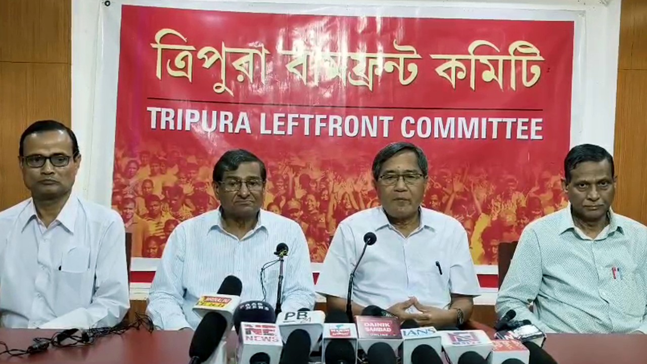 Left front unveils candidate list for ADC polls; Amitabha datta to contest Dharmanagar by-election
