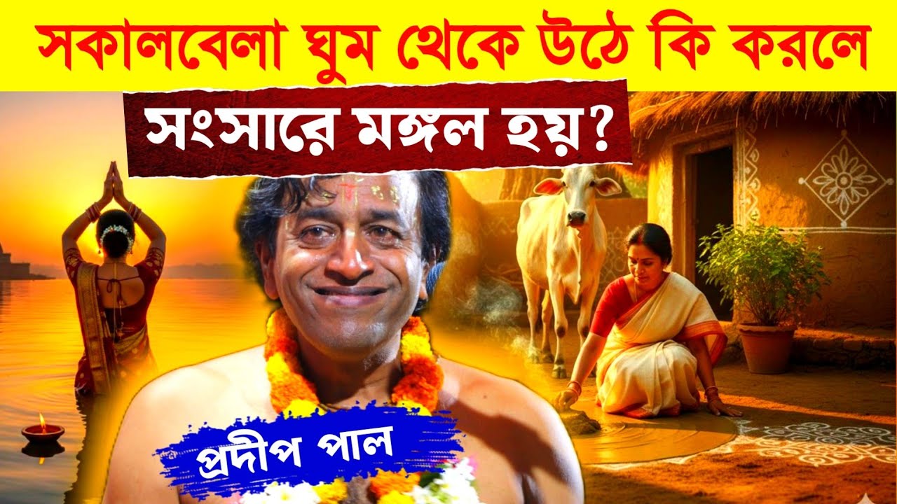 সকালবেলা ঘুম থেকে উঠে কি করলে সংসারে মঙ্গল হয় ? ২০২৬-এ নতুন তত্ত্বকথা প্রদীপ পাল [Pradip Pal Kirtan