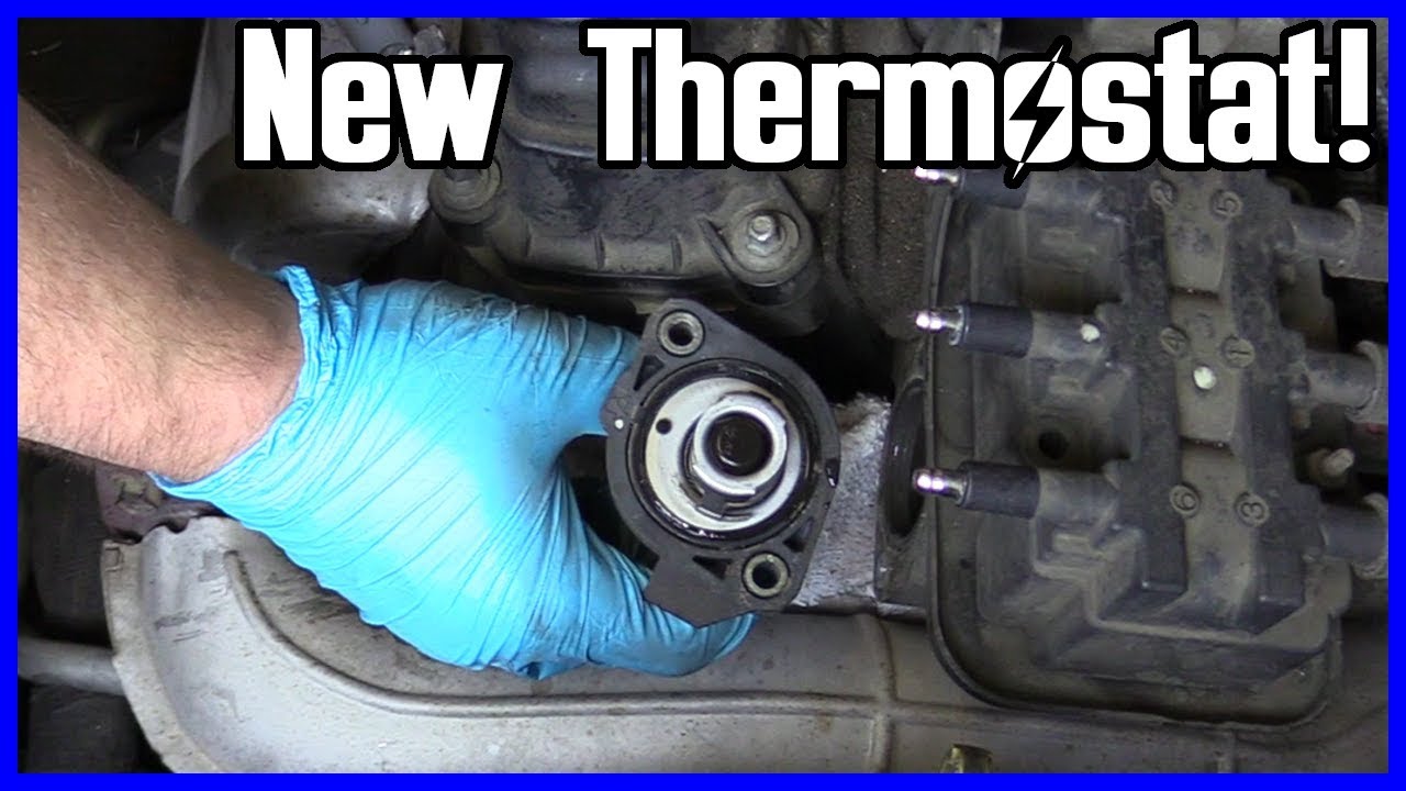 Как заменить термостат Dodge Caravan 3.3L V6 2001-2010 ЛЕГКО!