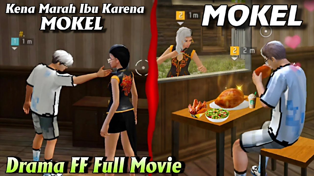 DRAMA FF FULL MOVIE || DIMARAHIN IBU KARENA MOKEL ( BUKA PUASA DIAM-DIAM )