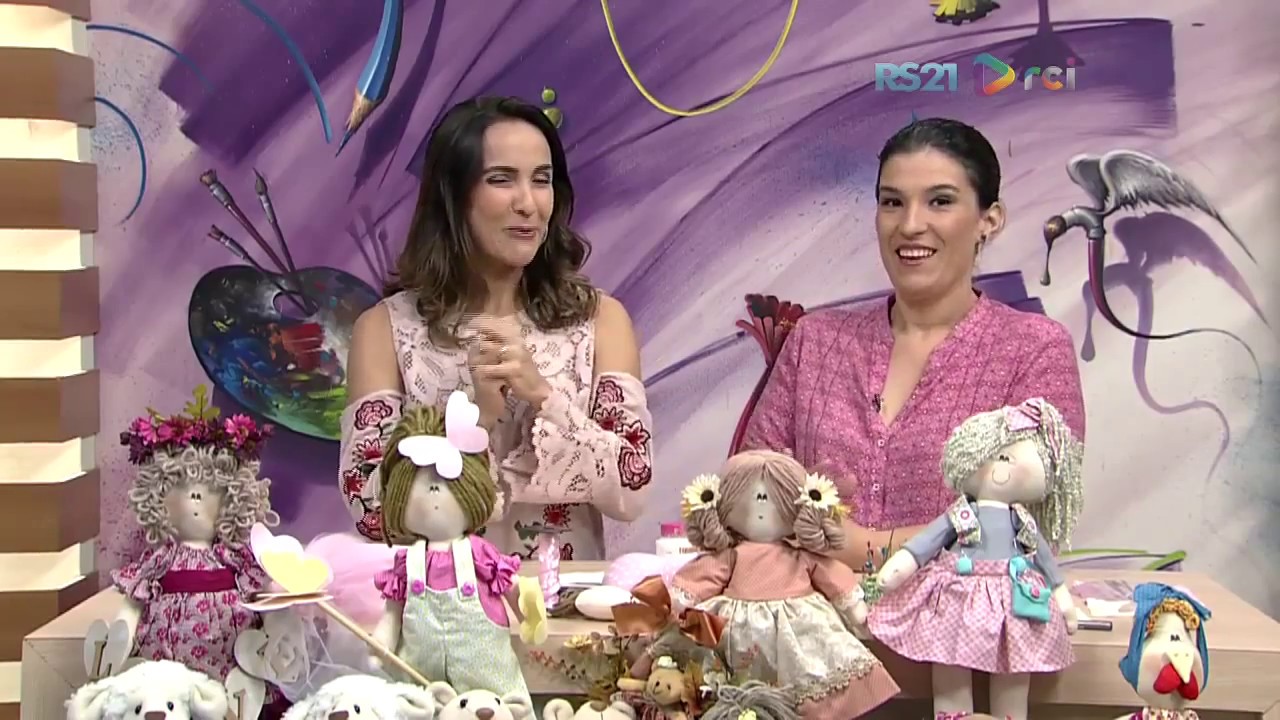 Boneca Bailarina Catarina  Programa Mulher com   Parte 01