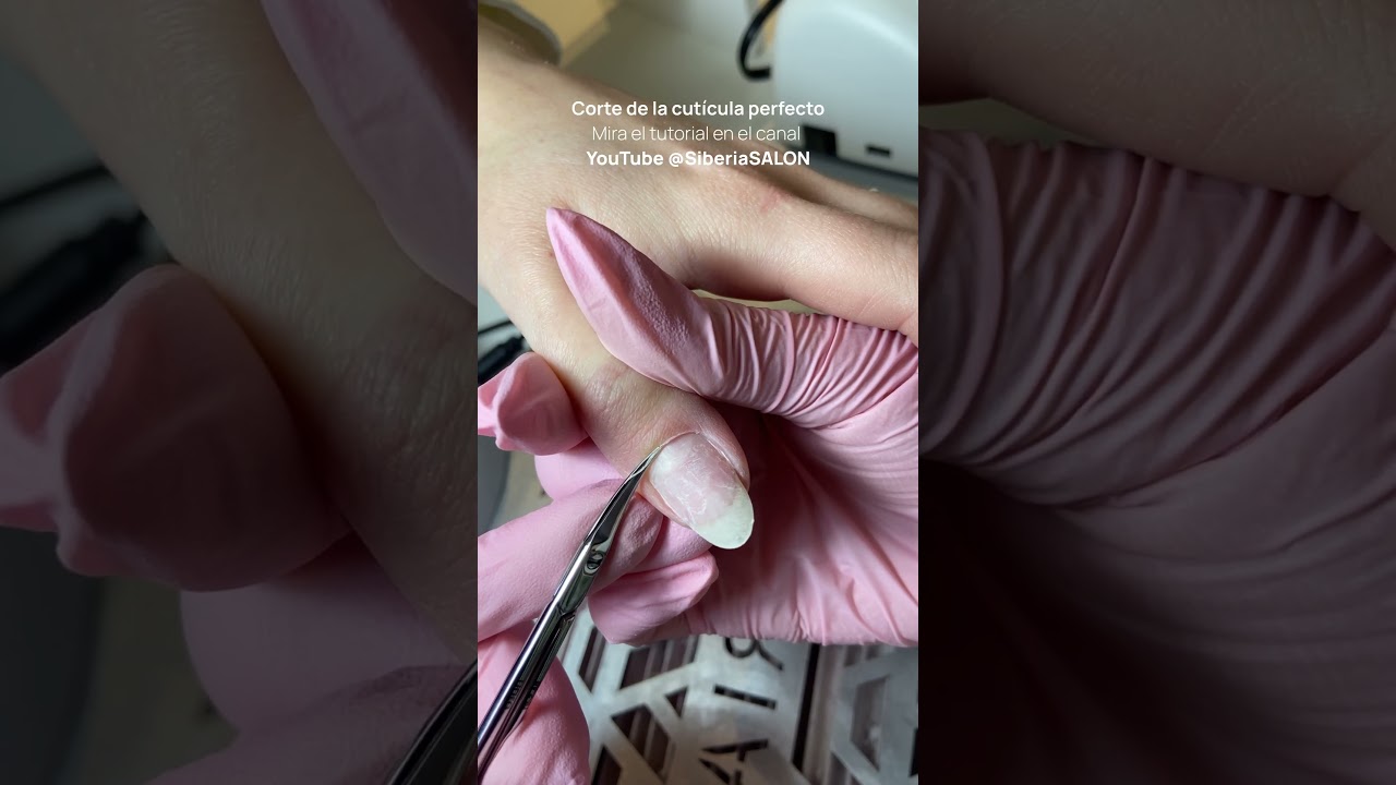 Corte de la cut&iacute;cula perfecto con tijera o alicate ✂️