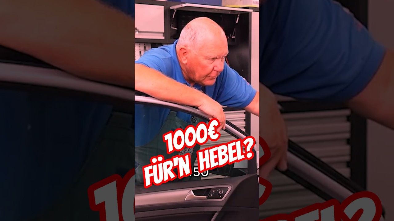 Falschen Hebel gezogen &ndash; 1000 &euro; Schaden! 🤦&zwj;♀️💸