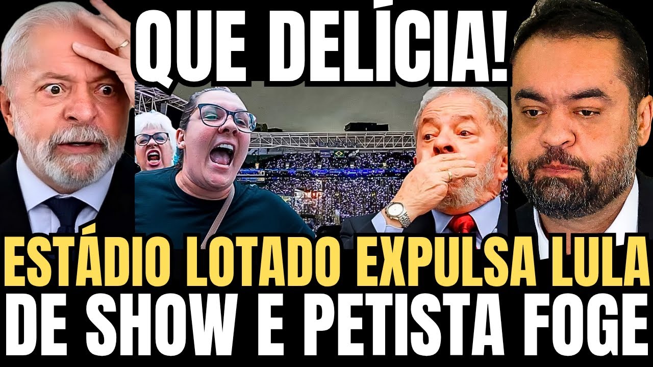 LULA TENTA ENTRAR EM SHOW ESCONDIDO, &Eacute; DESCOBERTO PELO POVO E ACABA EXPULSO DE EST&Aacute;DIO EM CUIAB&Aacute;