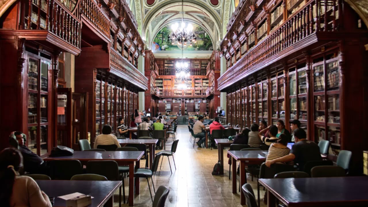 Sonido ambiente de una Biblioteca (8 HORAS)📚 // Ciudad Walla Efecto de sonido