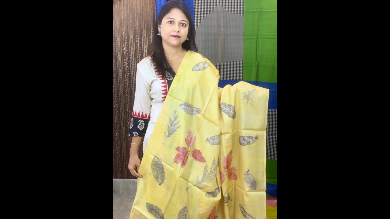 Tussar & Hand Crafted Sarees From Suvam’s Boutique Booking No 9804015940
