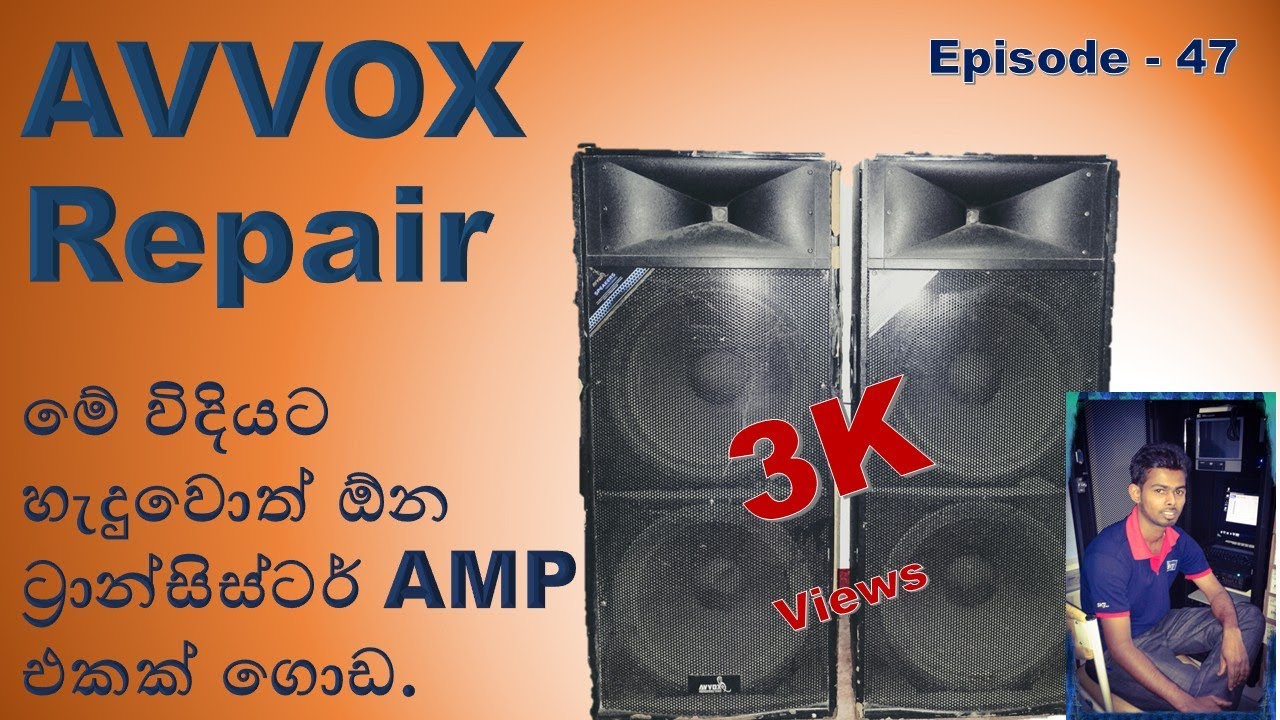AVVOX Hi-Fi Speaker System Repair