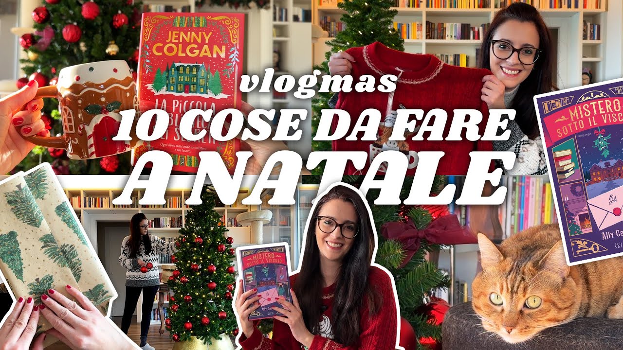 10 cose da fare aspettando il Natale🎄VLOGMAS ✨ Vlog di Lettura 📚