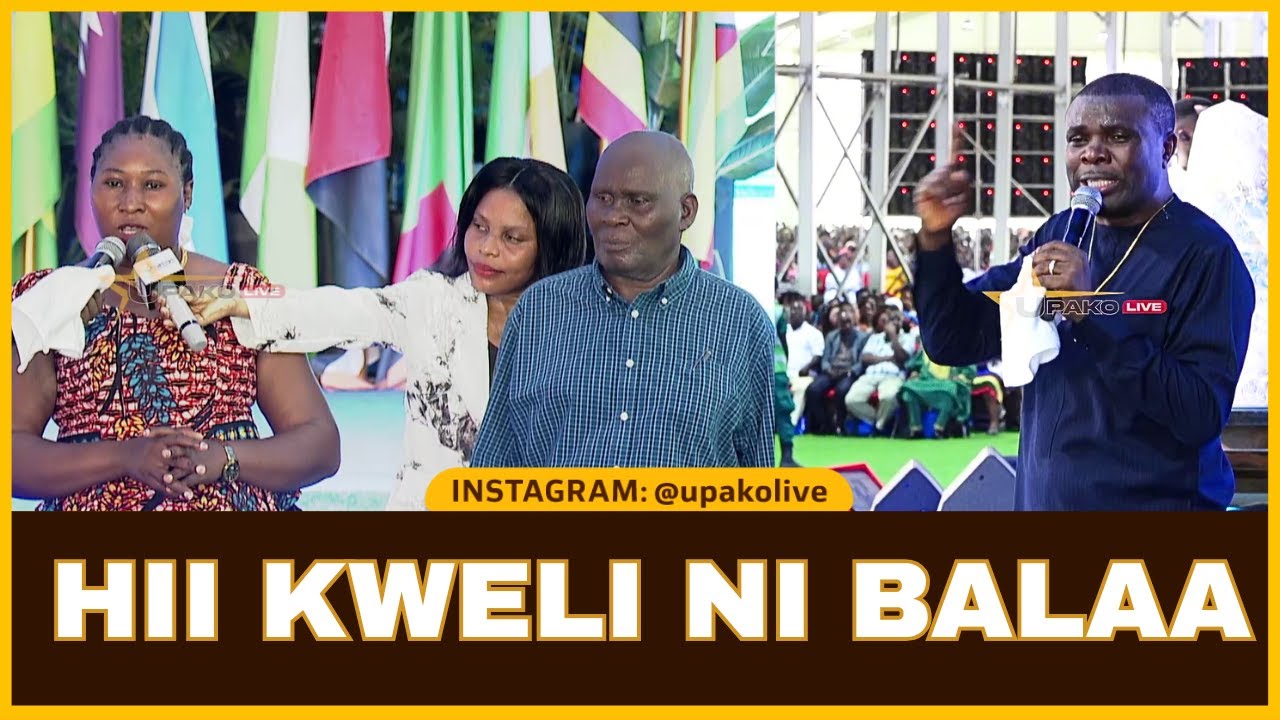 HII NI PAMBE! MTOTO WA MTUMISHI ALIYEKUWA ANAUZA POMBE AZUA TAHARUKI MADHABAHUNI MBELE YA MTUME