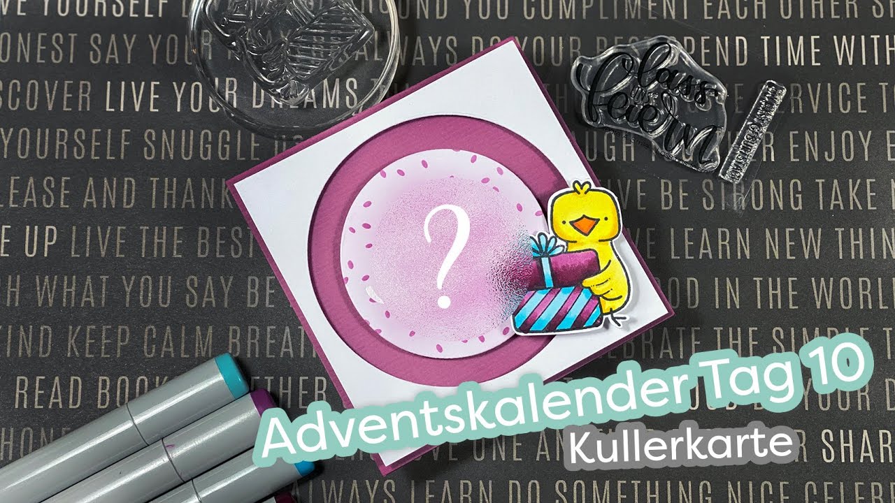 Adventskalender Tag 10 - Kullerkarte