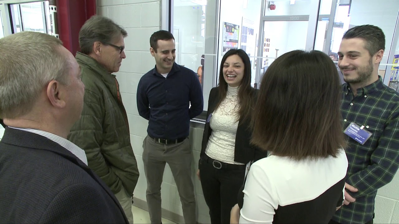 Secretary of Energy Rick Perry Visits Fermilab