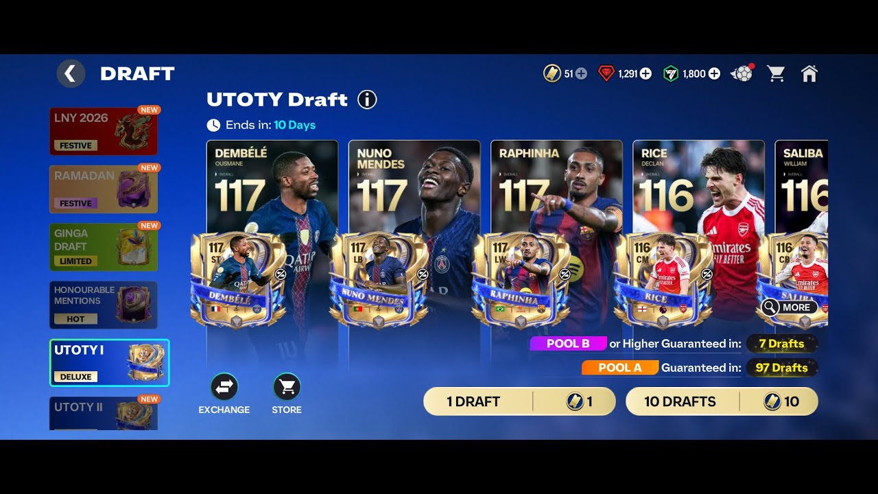 Yangi Akk  | FC Mobile 75 ta Open Pack