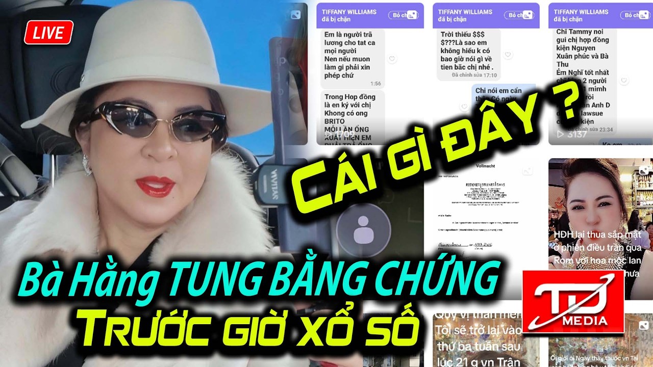 Nóng ! Bà Hằng TUNG BẰNG CHỨNG trước giờ xổ số