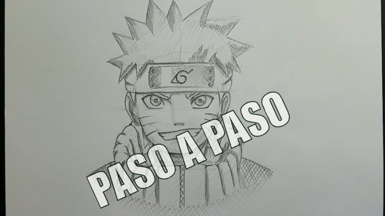 como dibujar a naruto a lapiz paso a paso