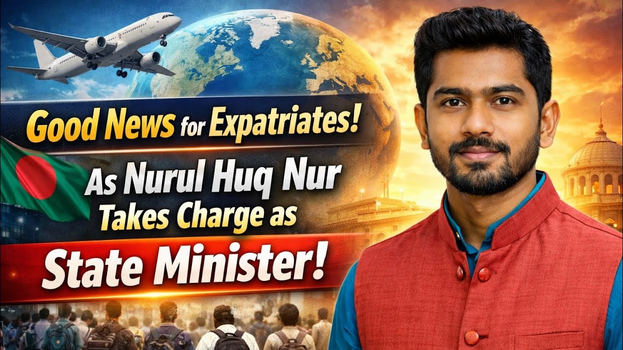 প্রতিমন্ত্রী হয়েই প্রবাসীদের জন্য সুখবর দিলেন নুরুল হক নুর এমপি।  