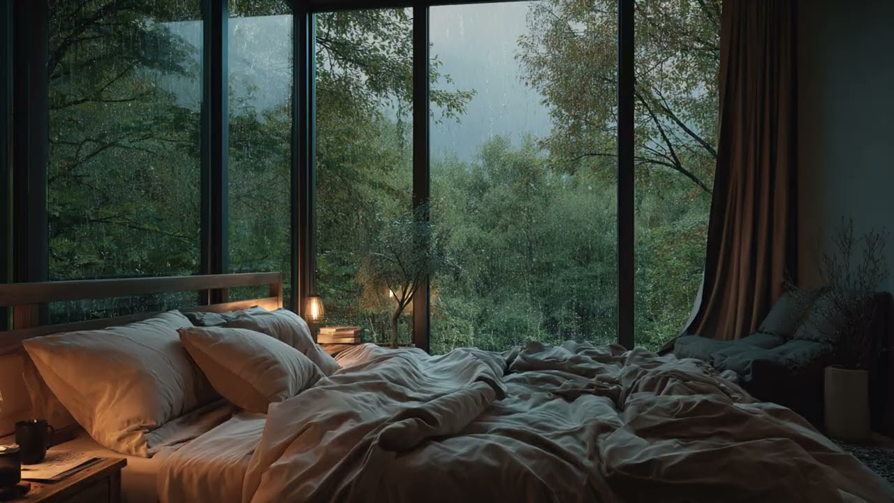 Gentle Rain Existing in the Background 🎧 Turning Ordinary Hours into Peaceful Flow