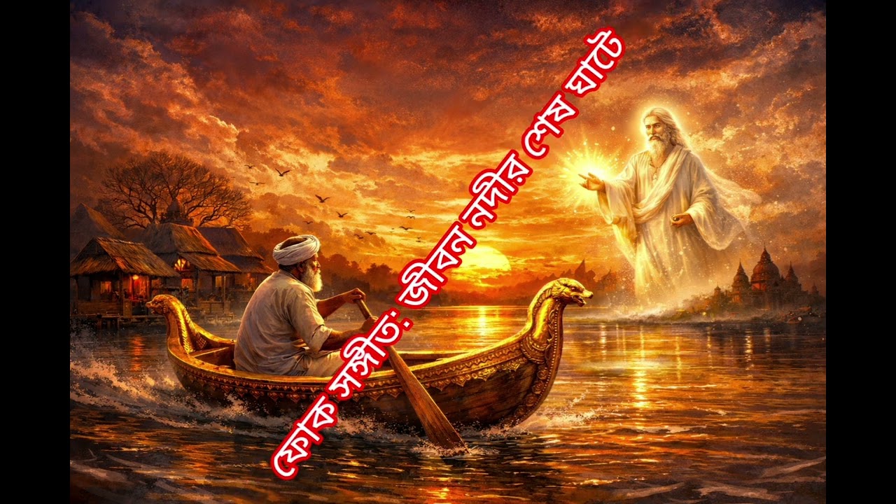 জীবন নদীর শেষ ঘাটে (Jibon Nodir Sesh ghate) সোনারতরী#BanglaSong#SpiritualSong#SoulMusic#BanglaFolk