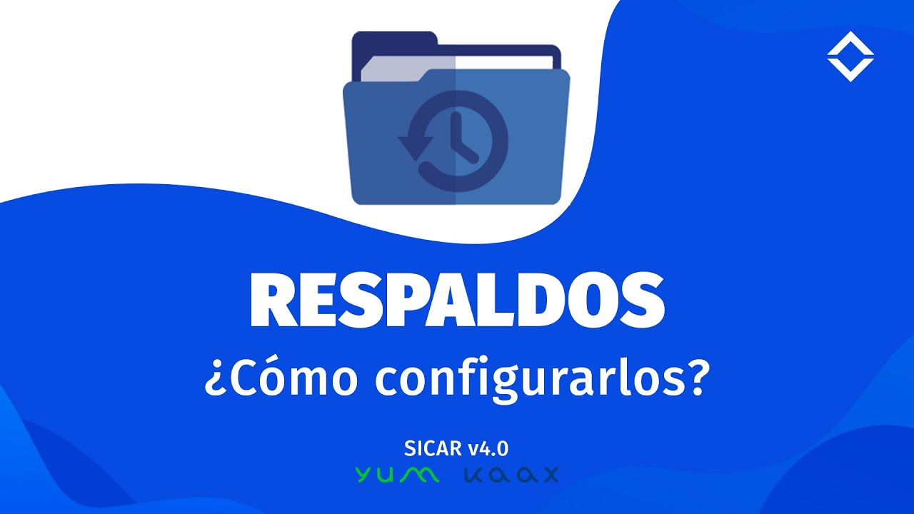 &iquest;C&oacute;mo configurar los RESPALDOS? SICAR v4.0