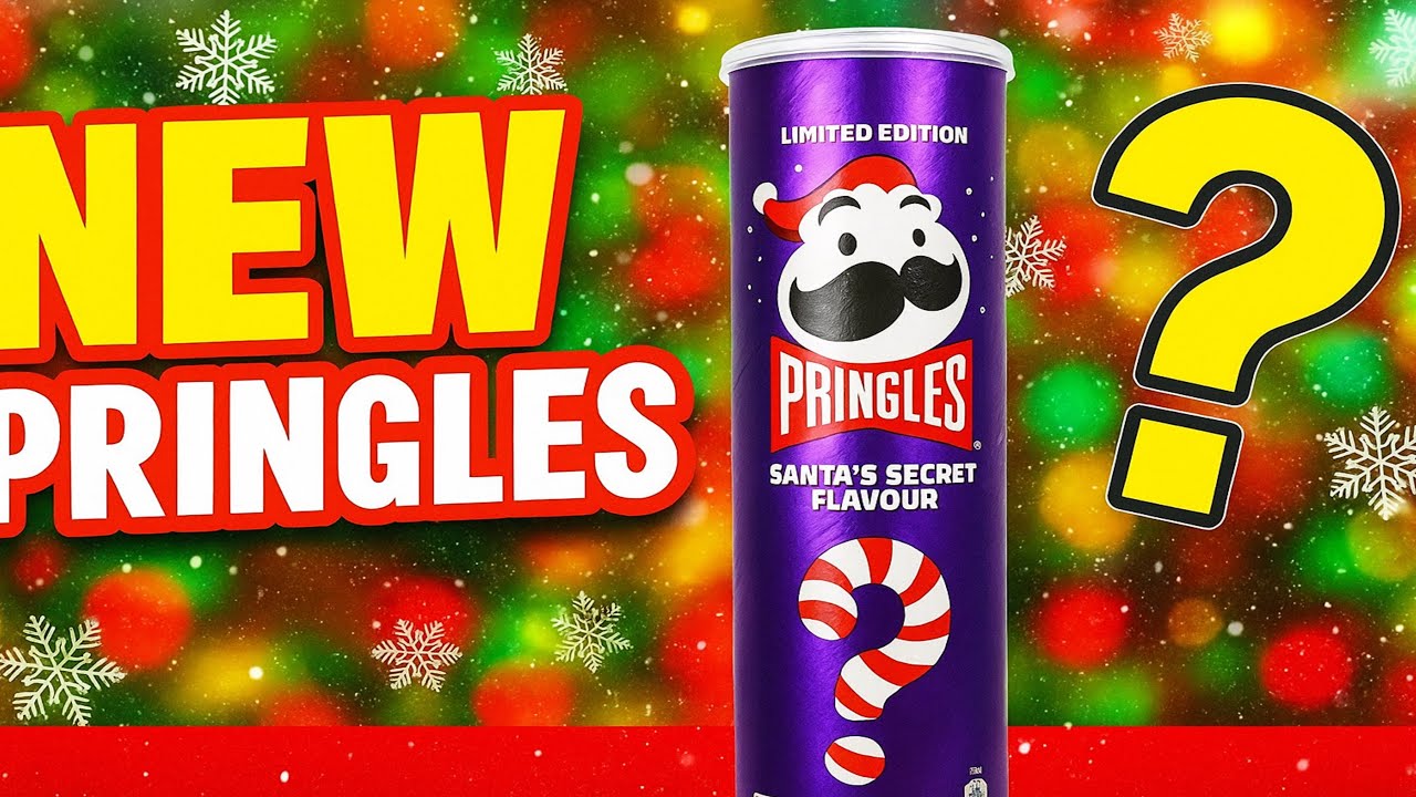 🎅 NEW MYSTERY PRINGLES 🚨 Santa&rsquo;s Secret Flavour 🍟