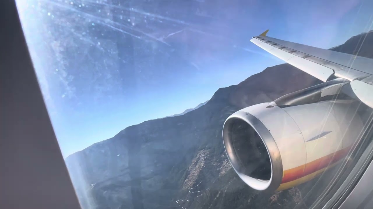 Paro airport take off