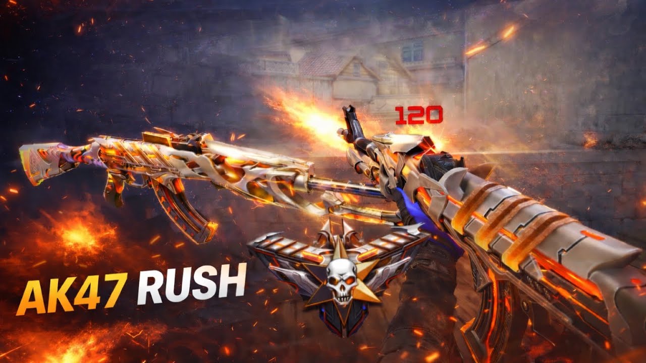 Crossfire Legends | Review AK47 RUSH - Súng Bắn Cực Ngon Trong Chế Độ Rank C4