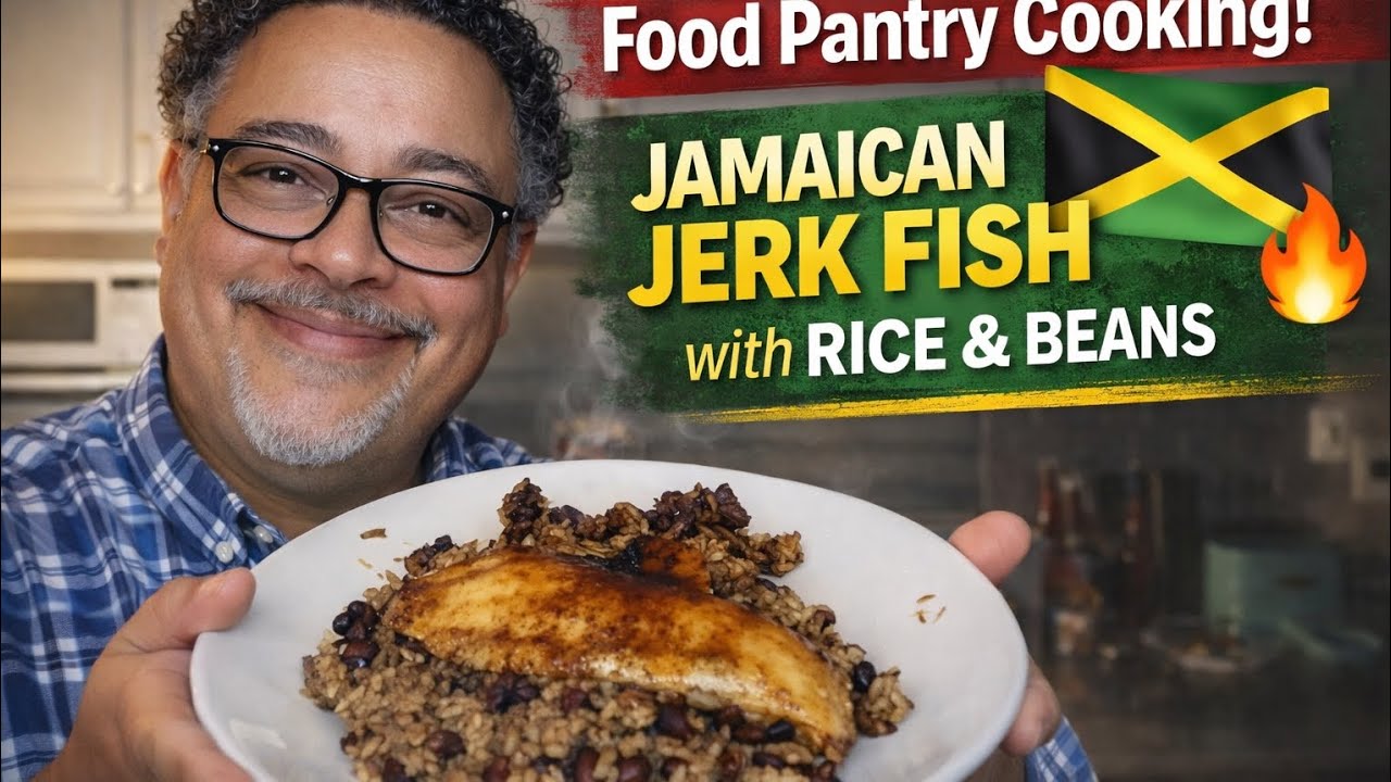 “$5 Food Pantry Meal… But Make It Jamaican! 🇯🇲🔥”