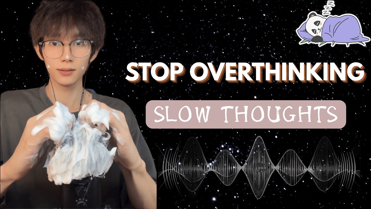 SLOW THOUGHTS 🌙 Stop Overthinking Tonight | Calm Mind ASMR for Deep Sleep & Night Relaxation