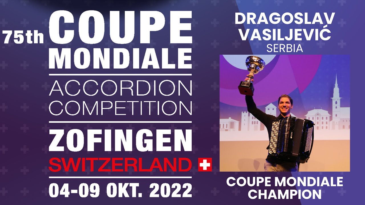 Dragoslav Vasiljević performs Suite (1st mvt) - V. Vlassov - 75th Coupe Mondiale Champion