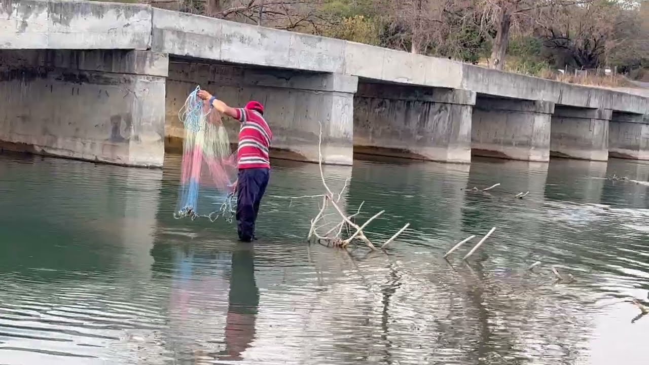 Pesca con red día 2