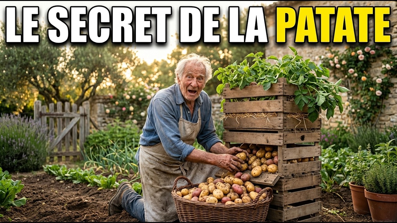 45 Kg de Pommes de Terre sur 0,5 m² — La Méthode Ancienne qui Multiplie les Récoltes