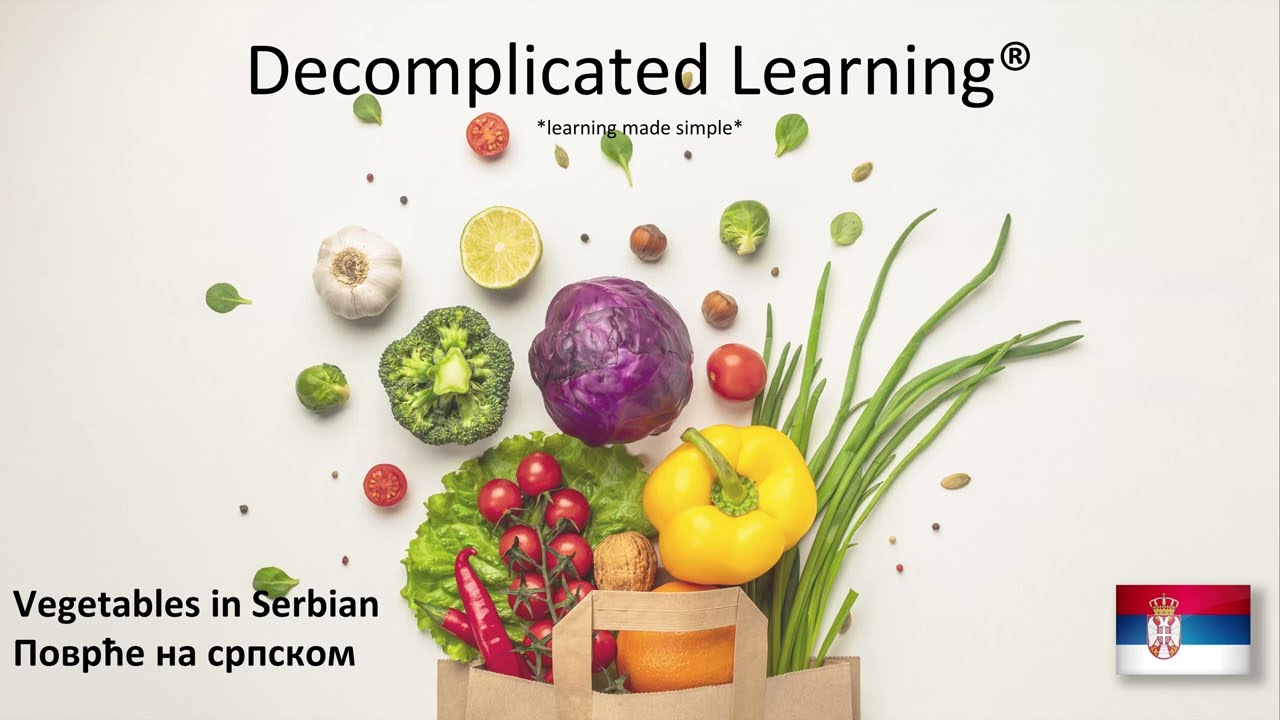 Learn Vegetables in Serbian