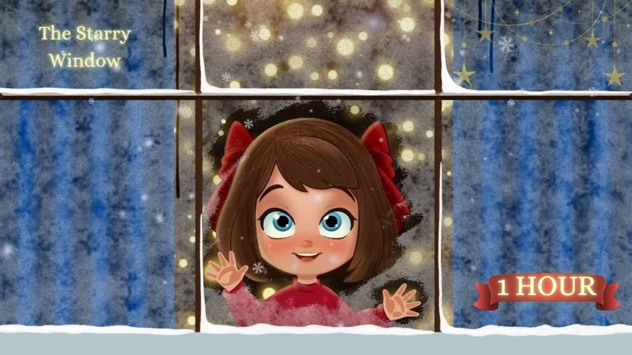 MW Sensory & Story - Lullaby 10 - The Starry Window 1 HOUR ❄️ Deep Sleep Winter Lullaby & Music Box
