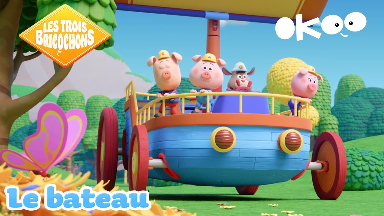 Construction d'un bateau | Les Trois Bricochons | La nouvelle s&eacute;rie pour enfant